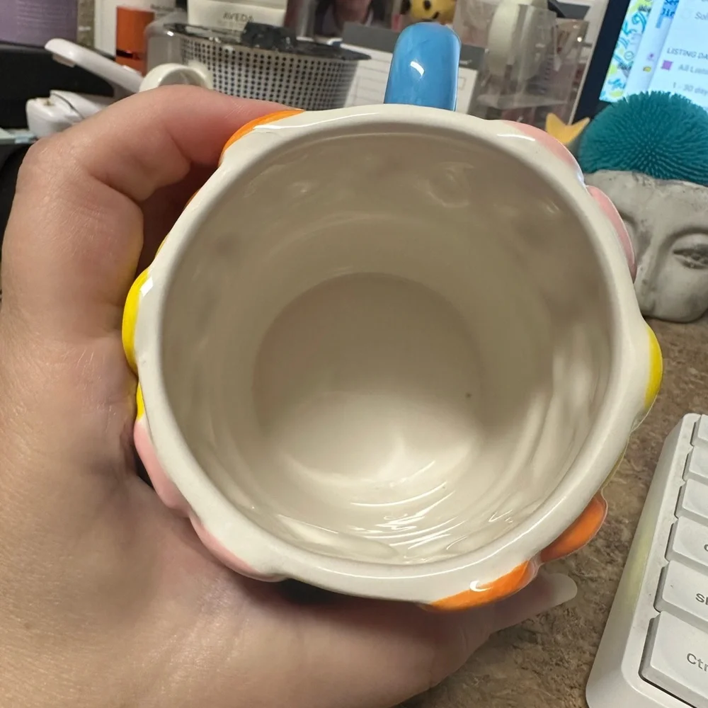 Happy Everything Flowers Shaped Mug